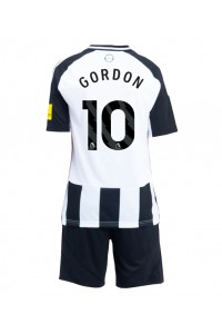 Newcastle United Anthony Gordon #10 Jalkapallovaatteet Lasten Kotipeliasu 2024-25 Lyhythihainen (+ Lyhyet housut)